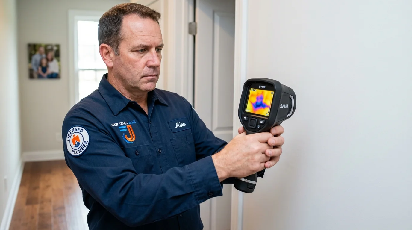 Thermal imaging leak detection by Johns Plumbing LLC in Crowell